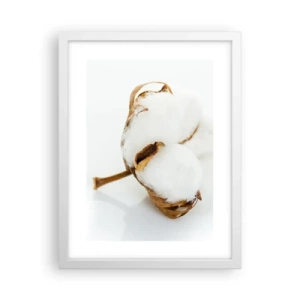 Plakát v bílém rámu - Měkká od přírody - 30x40 cm