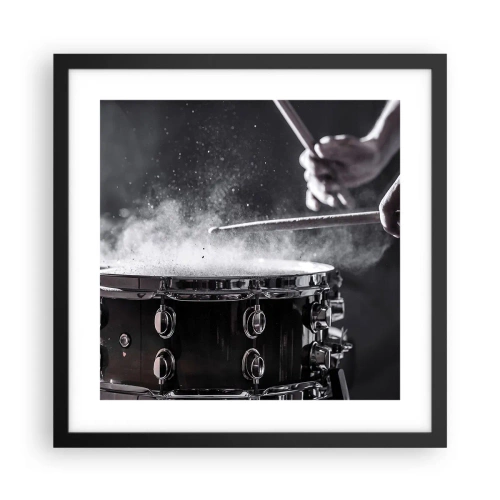 Plakát v černém rámu - Puls hudby - 40x40 cm