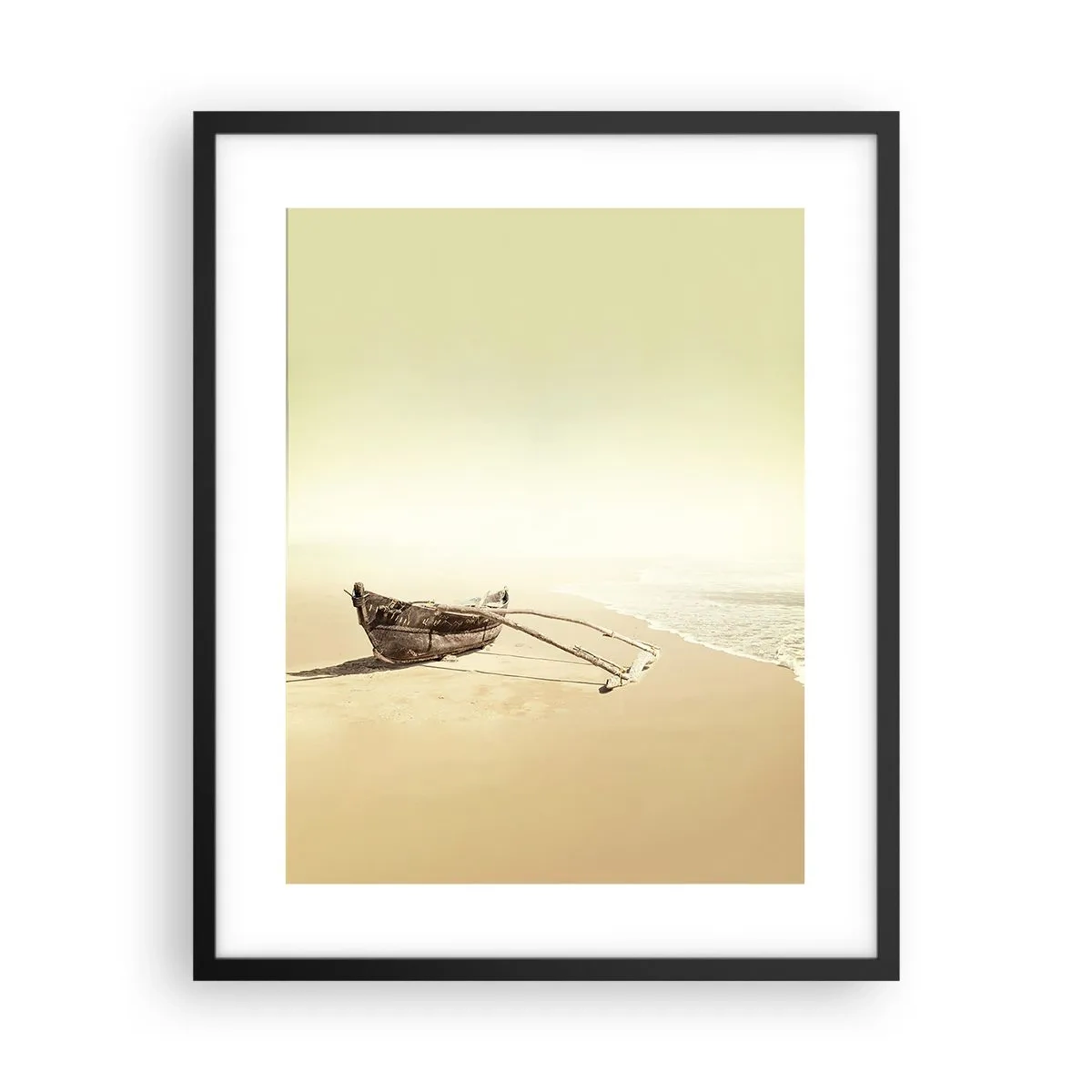 Plakát v černém rámu - Vzpomínka na jižní moře - 40x50 cm