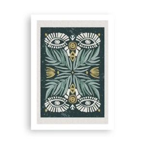 Plakát - Jako lidová vystřihovánka - 50x70 cm