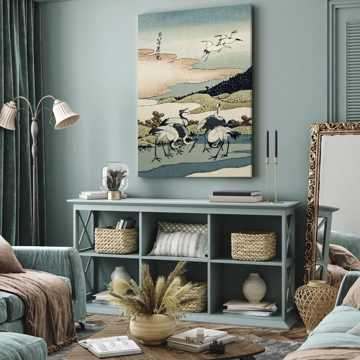 Obraz na plátně - V japonském duchu - 55x100 cm