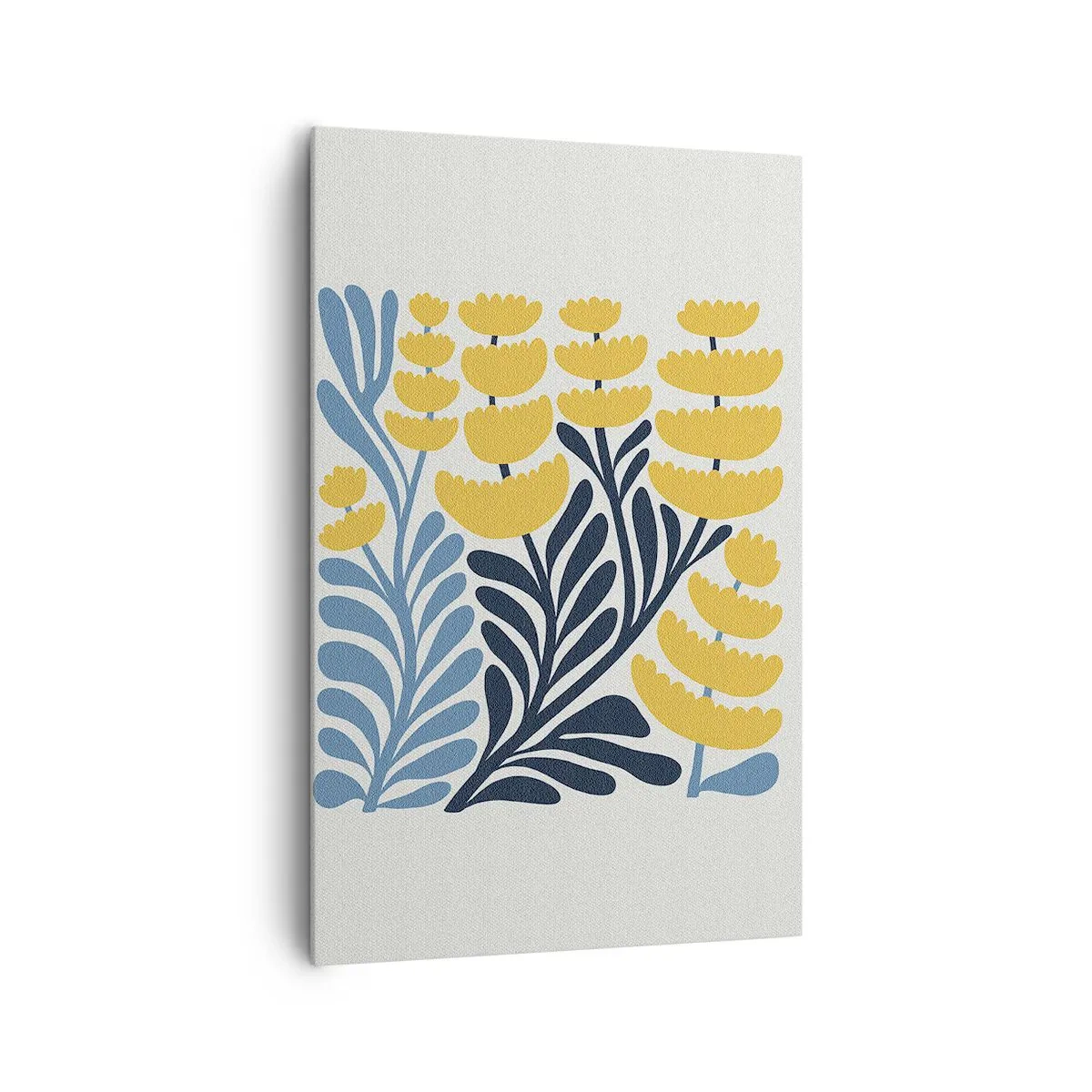 Obraz na plátně - Sluneční záhon - 80x120 cm