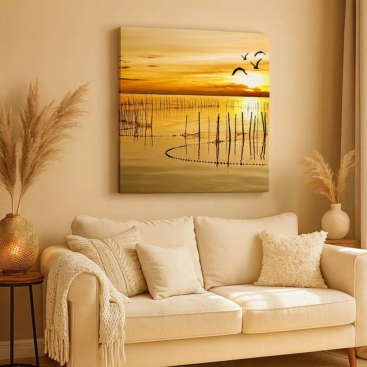 Obraz na plátně - Na rybolovu - 30x30 cm