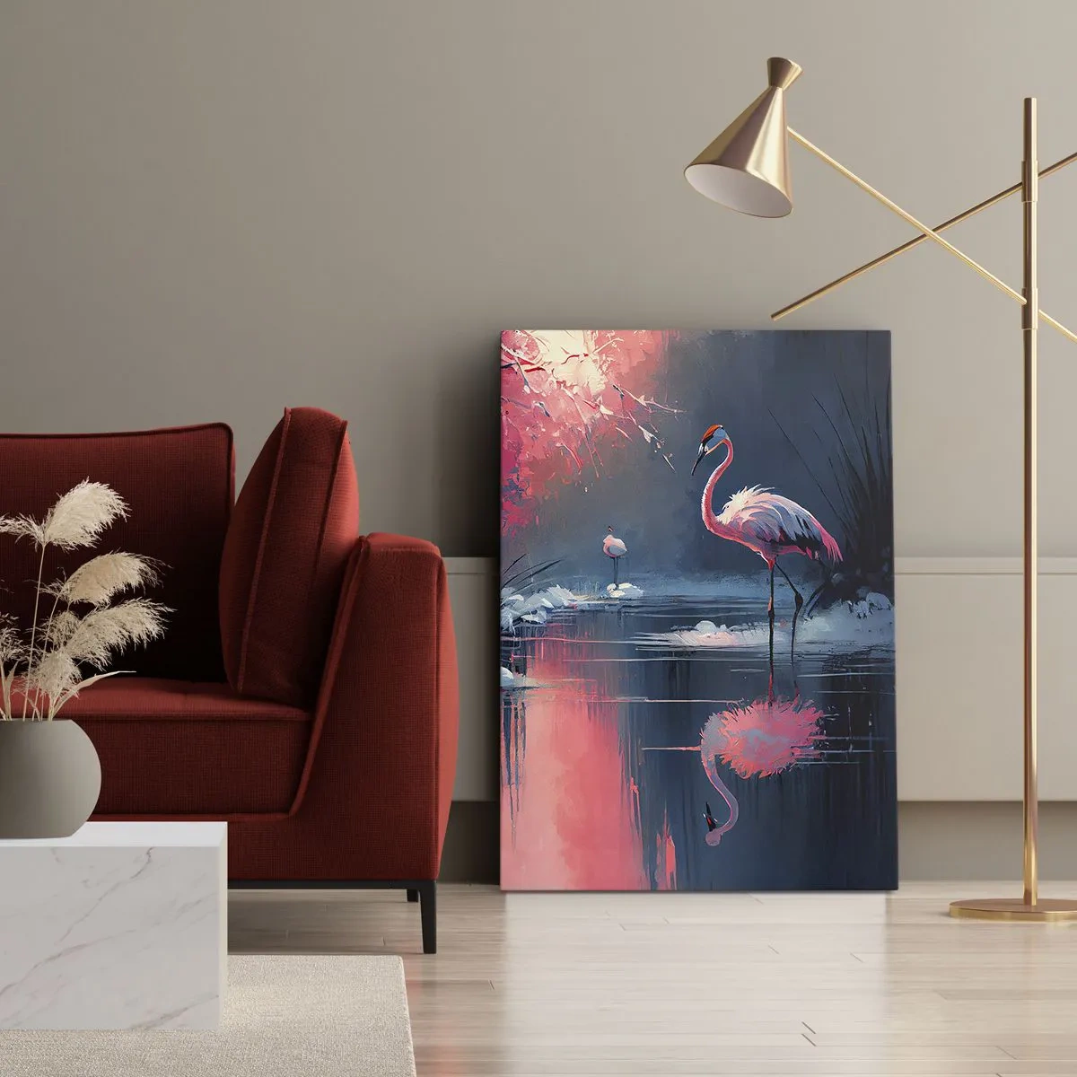 Obraz na plátně - Ptačí útočiště - 50x70 cm