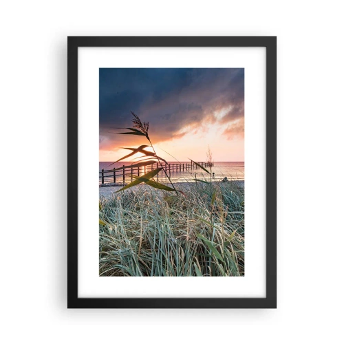 Plakát v černém rámu - Neodváto větrem - 30x40 cm