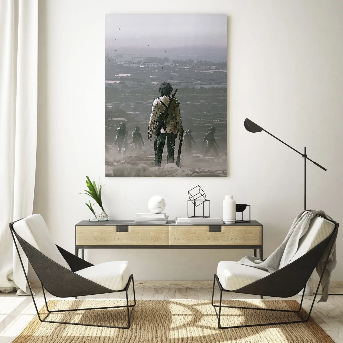 Obraz na skle - Poslední spravedlivý? - 50x70 cm