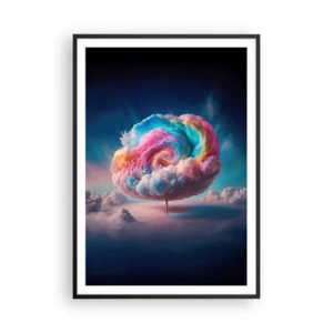 Plakát v černém rámu - Sen o zábavním parku - 70x100 cm