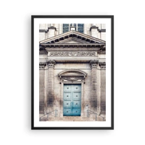 Plakát v černém rámu - Brána do duchovního světa - 50x70cm - Brána do duchovního světa - Moderní nástěnná dekorace do obývacího pokoje a ložnice ARTTOR