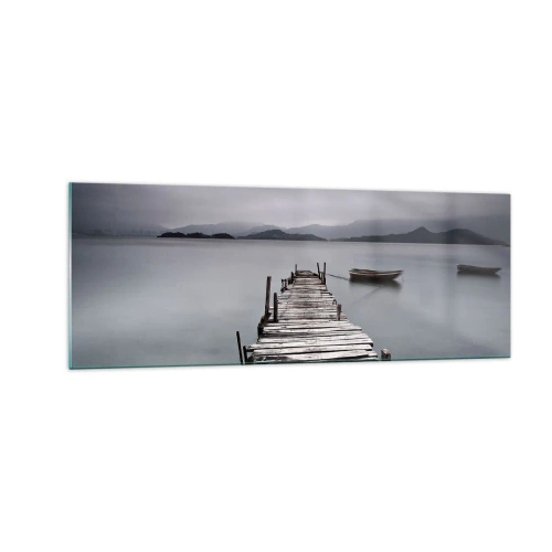 Obraz na skle - Zítra můžeš vyrazit - 140x50 cm