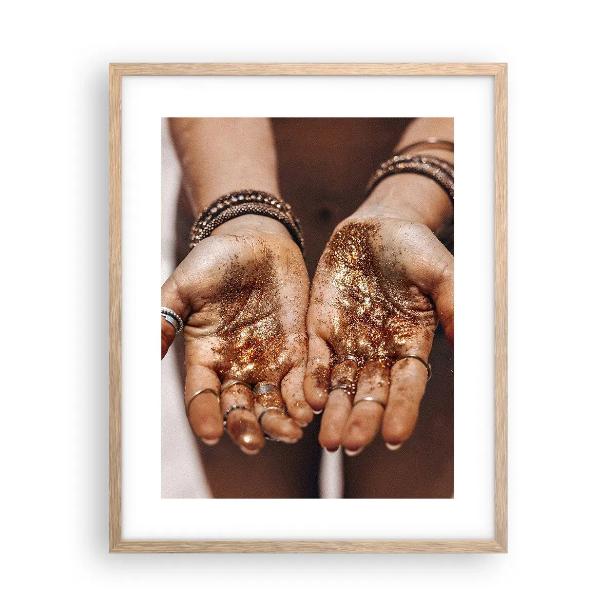 Plakát v rámu světlý dub - Dárek pro tebe - 40x50 cm