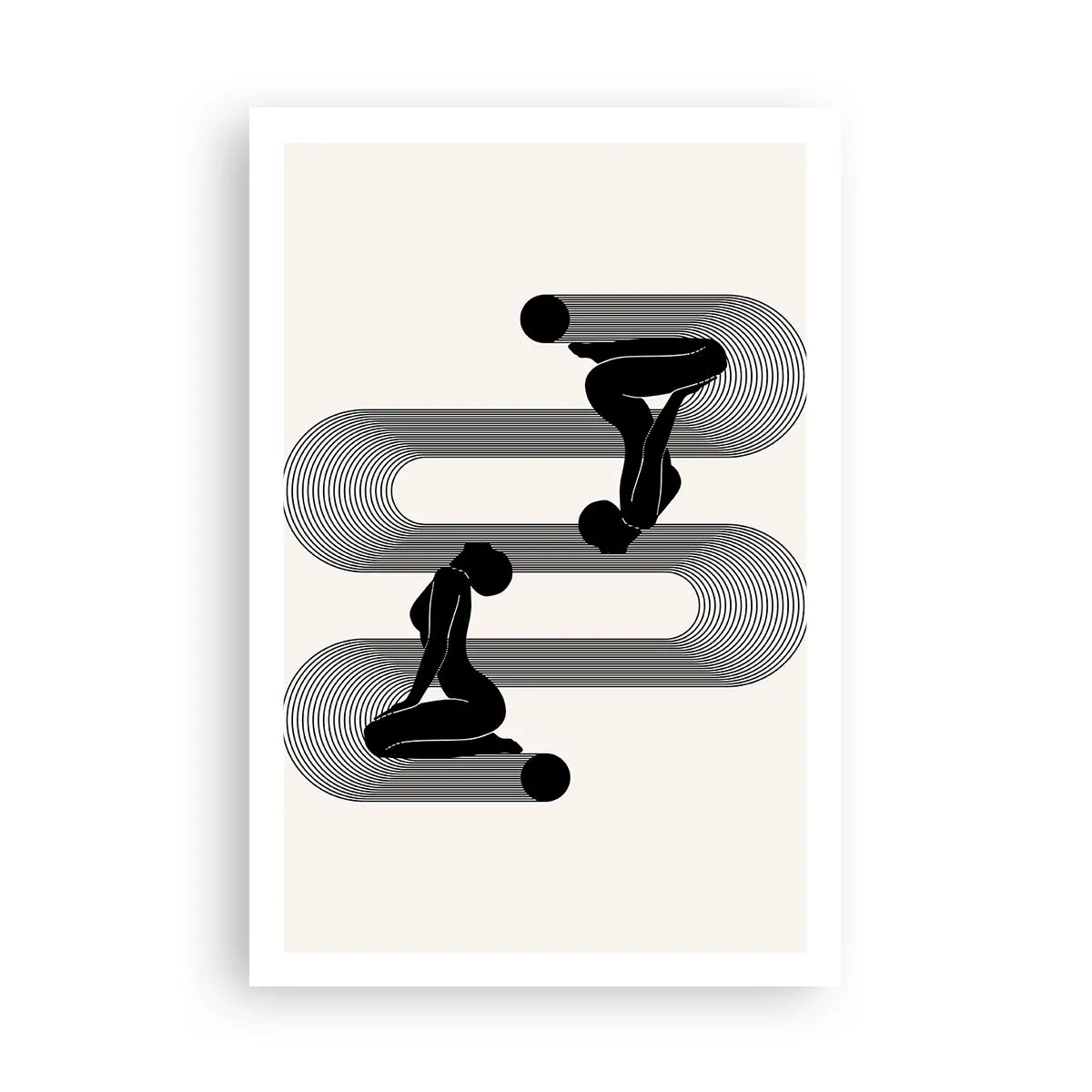 Plakát - Smyslná symetrie - 61x91 cm