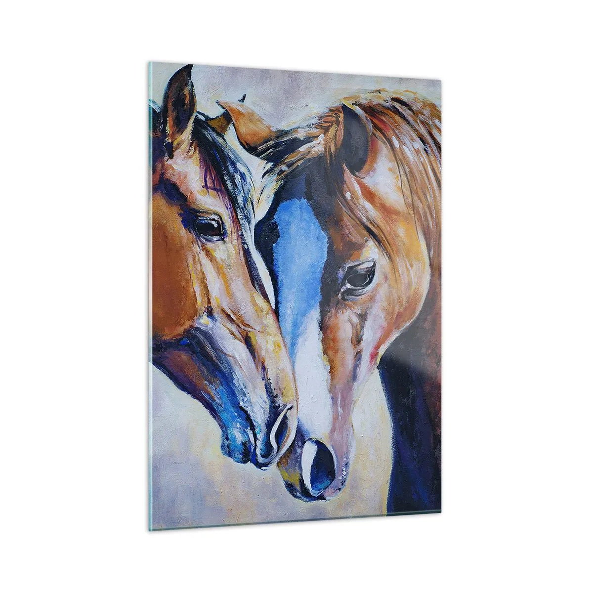 Obraz na skle - Je to přátelství? Je to láska? - 50x70 cm