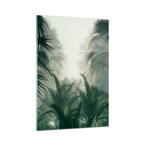 Obraz na skle - Tropická záhada - 50x70 cm