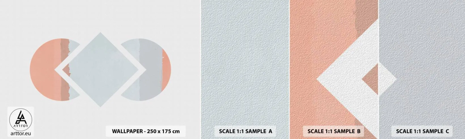 Fototapeta Vzorek Standard Eco - Situace je jasná - Abstrakce, Kus, Minimalismus - 100x30 cm