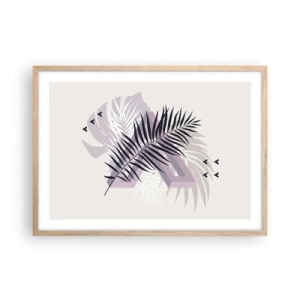 Plakát v rámu světlý dub - Stín stínu - 70x50 cm