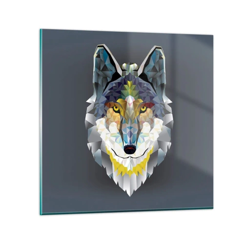 Obraz na skle - My o vlku - 30x30 cm