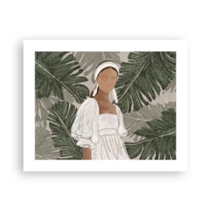 Plakát - Exotický portrét - 50x40 cm