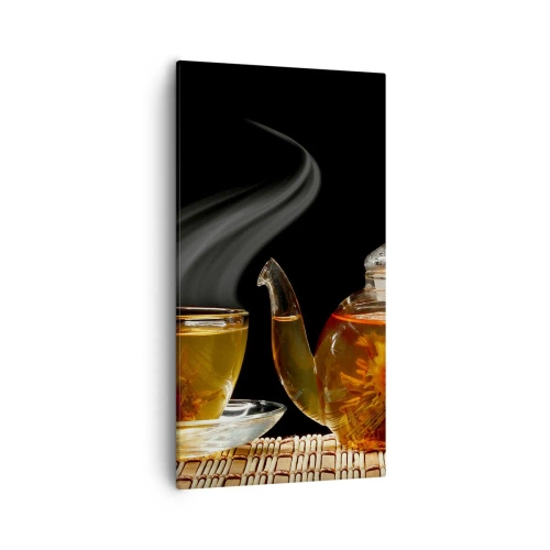 Obraz na plátně - Magie a umění vaření čaje - 55x100 cm