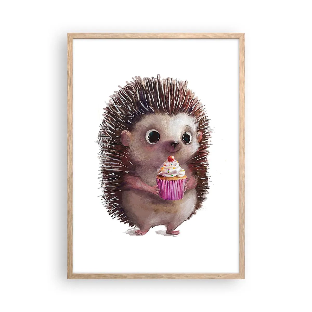 Plakát v rámu světlý dub - Oslava je každý den - 50x70 cm