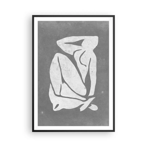 Plakát v černém rámu - V zádumčivosti - 70x100 cm
