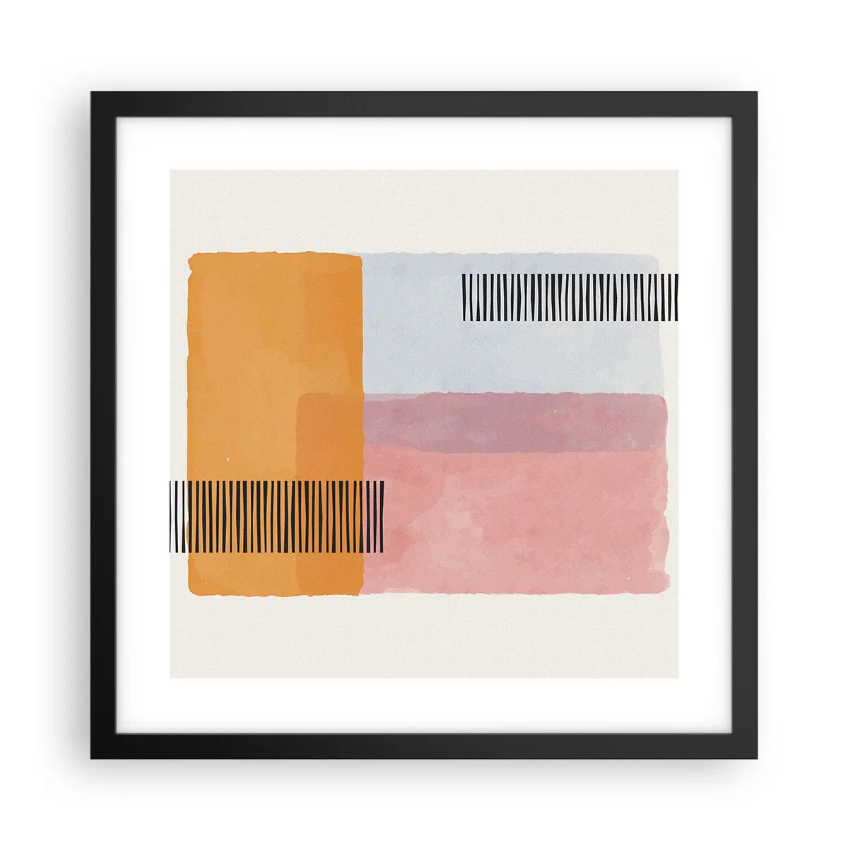 Plakát v černém rámu - Z rohu do rohu - 40x40 cm