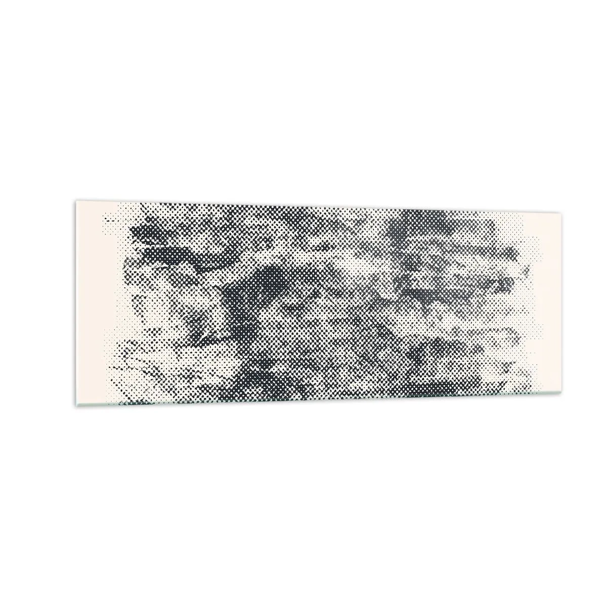 Obraz na skle - Mlžná kompozice - 140x50 cm