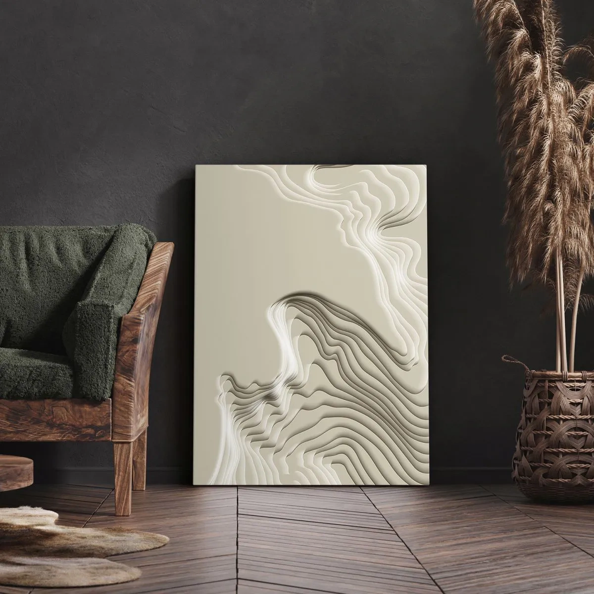 Obraz na plátně - Topografie umění - 45x80 cm