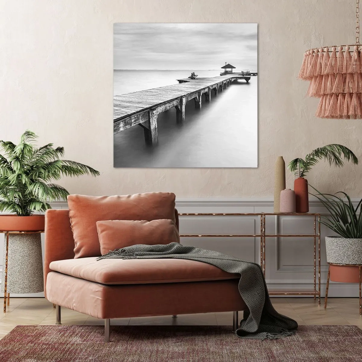 Obraz na plátně - Daleko od nás - 50x50 cm