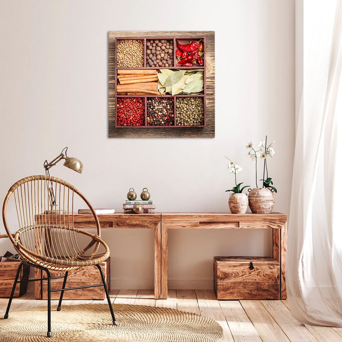 Obraz na plátně - Pořádek tvarů, buket vůní - 70x70 cm
