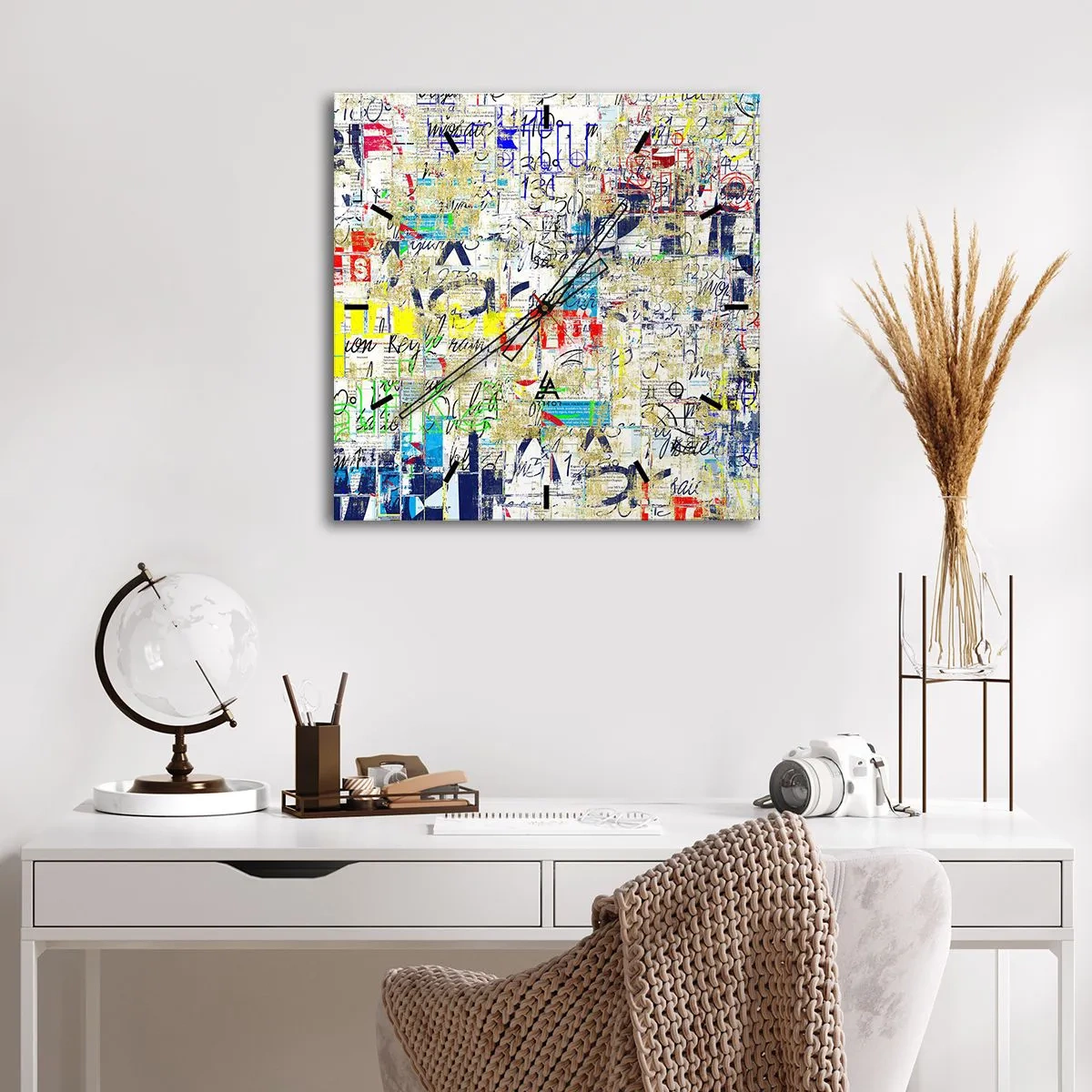 Nástěnné hodiny - Prostě potěší oči - 40x40 cm