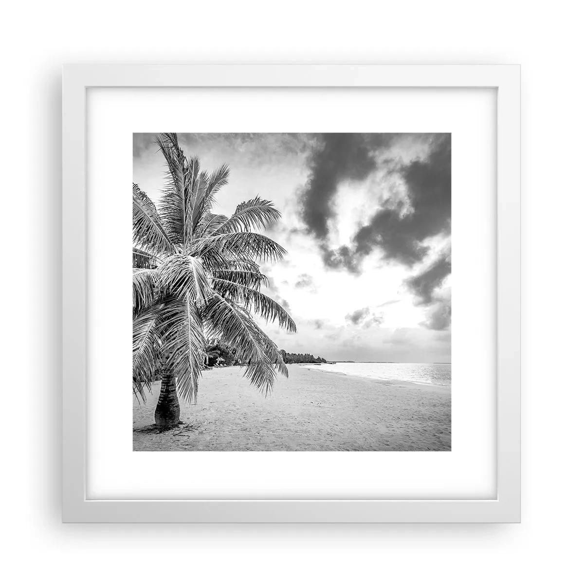 Plakát v bílém rámu - Když toužíš po samotě…. - 30x30 cm