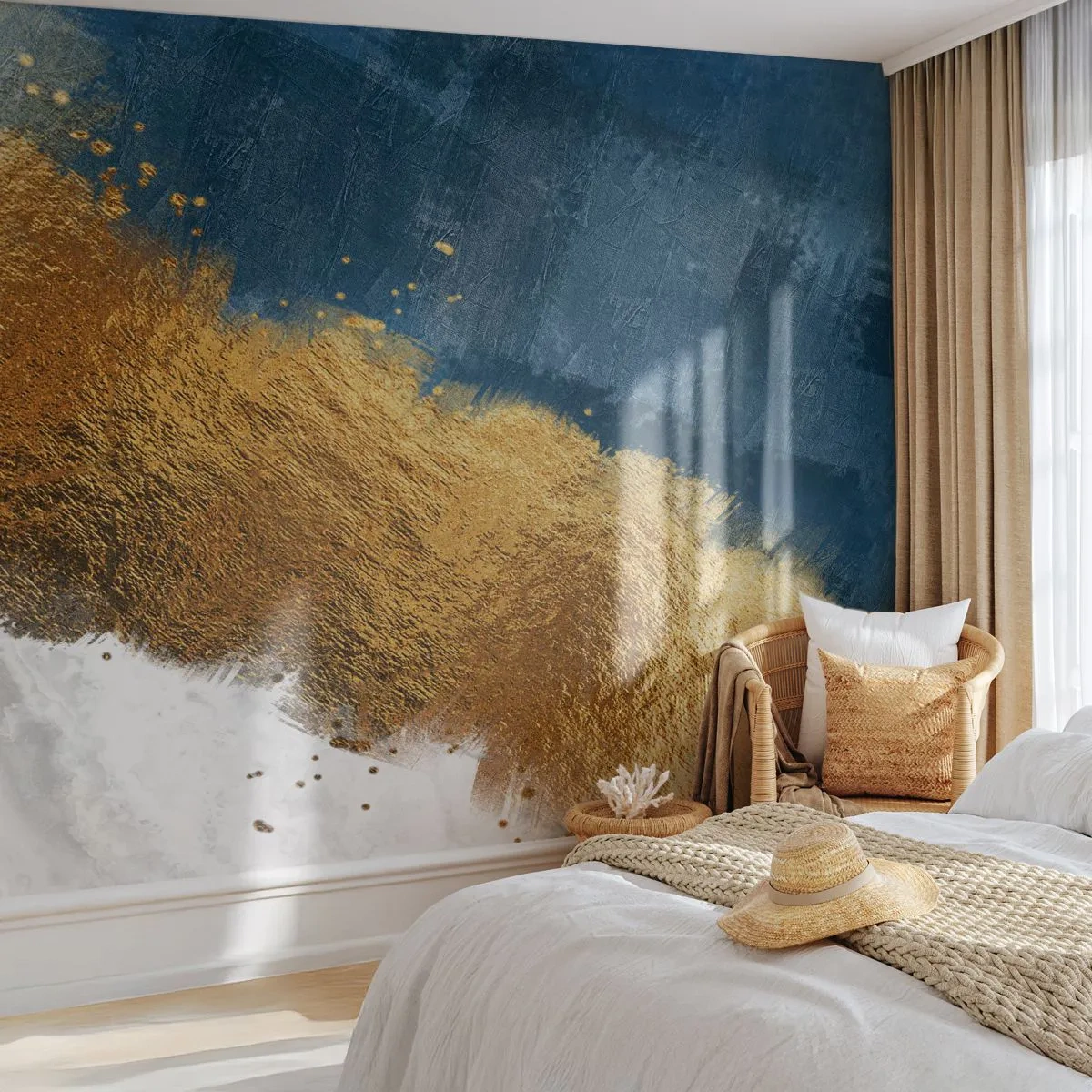 Fototapeta Premium Sand - Barvy léta - Art Deco, Kus, Moderní - 250x175 cm