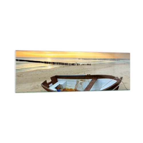 Obraz na skle - Neexistuje krásnější pláž - 160x50 cm