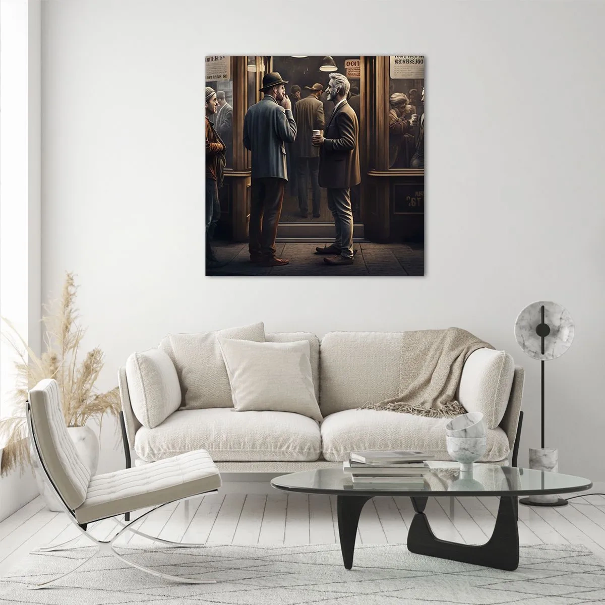 Obraz na skle - Dobrá chvíle dne - 70x70 cm