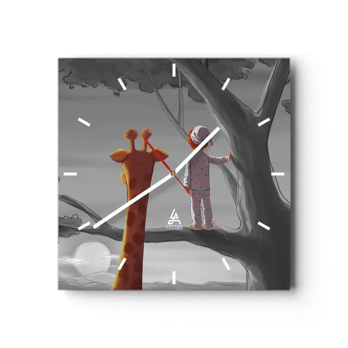 Nástěnné hodiny - Fakt se to děje - 40x40 cm