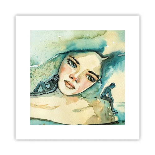 Plakát - Am I blue? - 30x30 cm