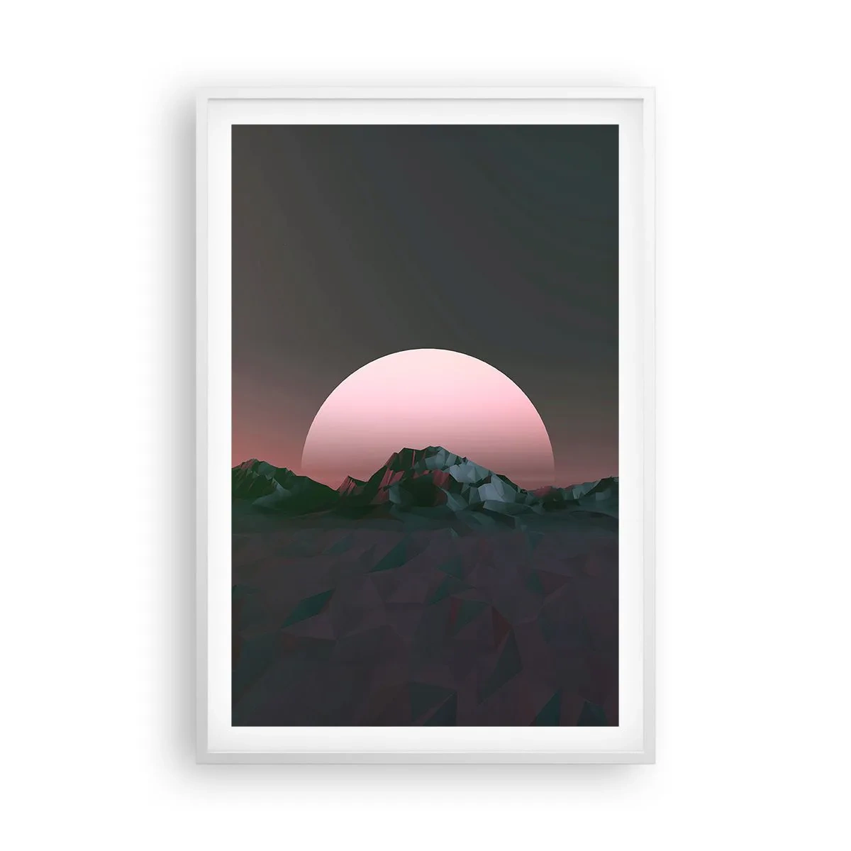 Plakát v bílém rámu - V sousední galaxii - 61x91 cm