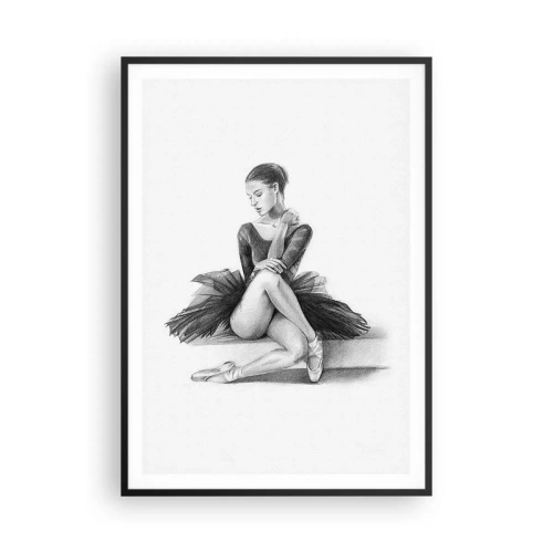 Plakát v černém rámu - Okouzlená tancem - 70x100 cm