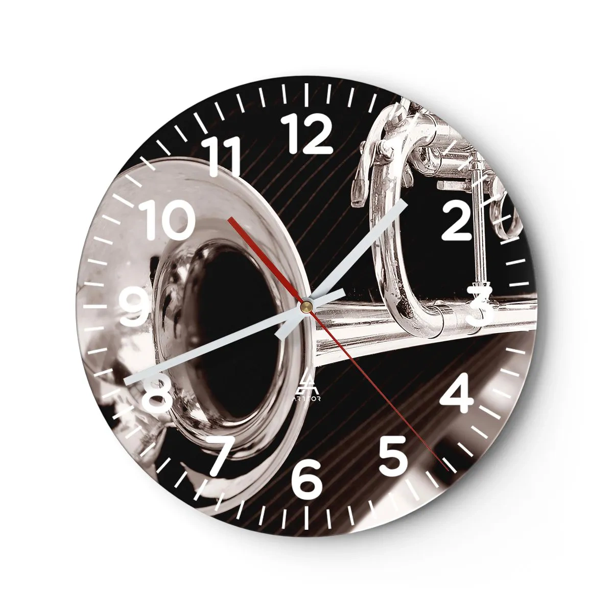 Nástěnné hodiny - Hudební cestování do 30. let - 30x30 cm