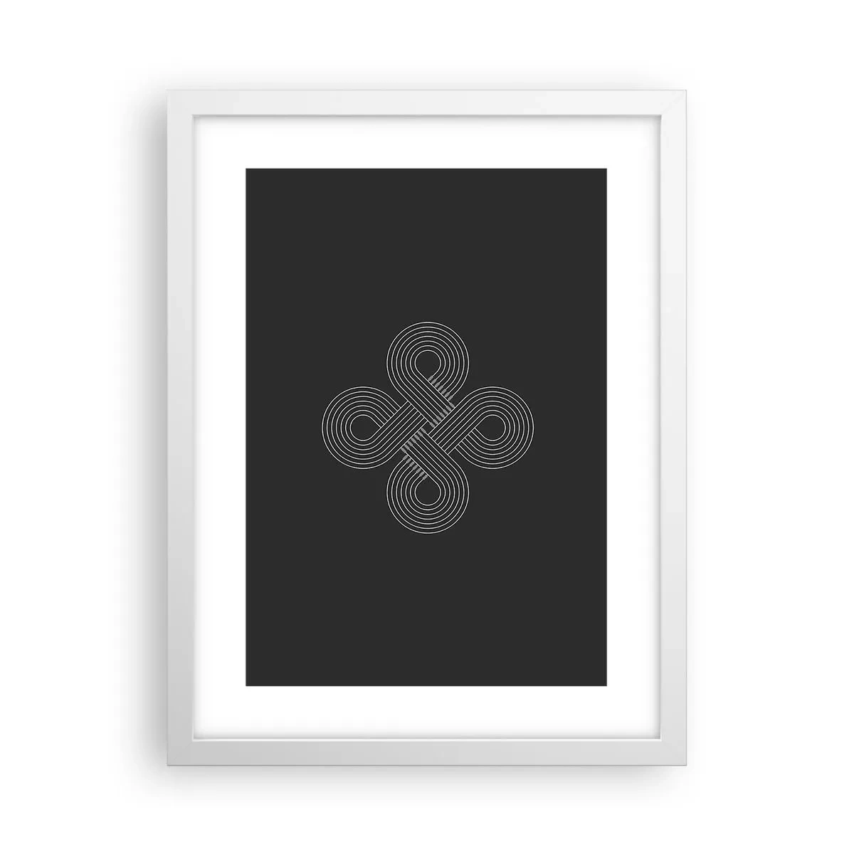 Plakát v bílém rámu - V keltském duchu - 30x40 cm