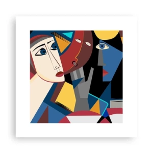 Plakát - Konverzace kubistů - 30x30 cm