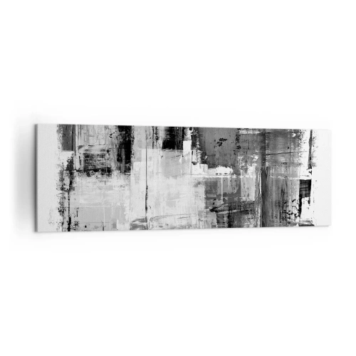 Obraz na plátně - Šedé je krásné - 160x50 cm