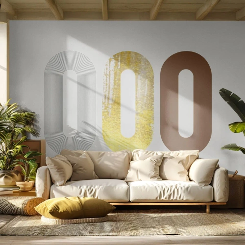 Fototapeta Premium Canvas - Ooo! - Abstrakce, Kus, Moderní vzor - 150x105 cm
