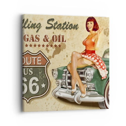 Obraz na plátně - Skvělá 40. léta - 40x40 cm