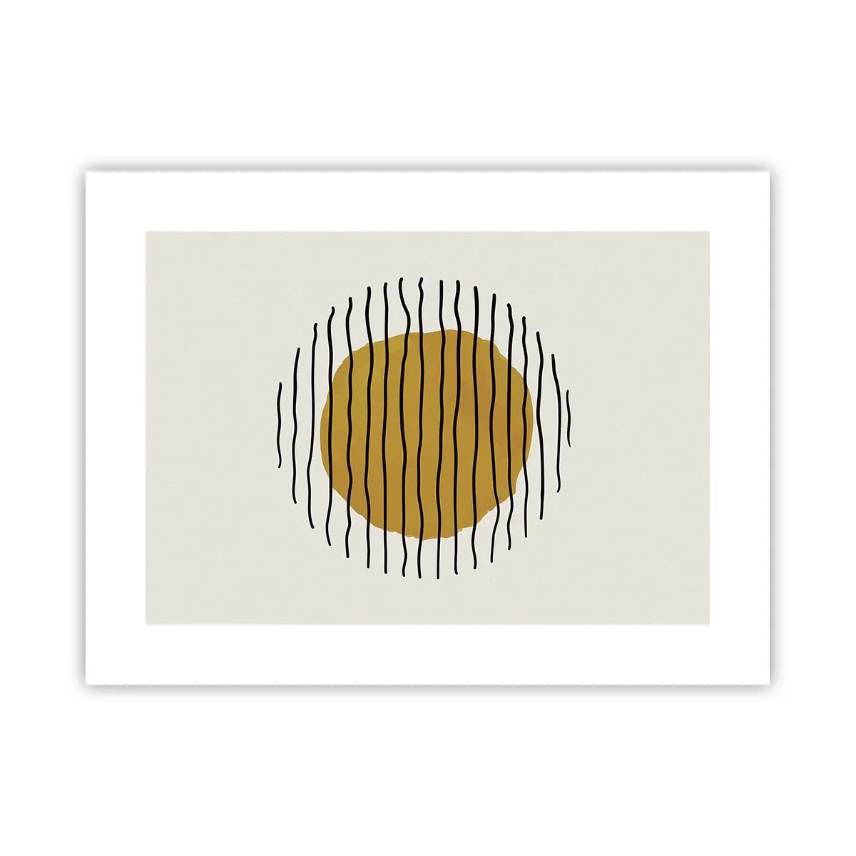 Plakát - Abstrakce chvějící se žárem - 40x30 cm