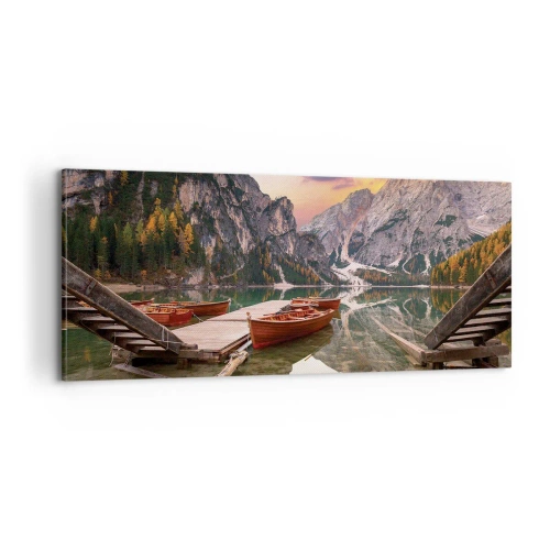 Obraz na plátně - Slib dne - 100x40 cm