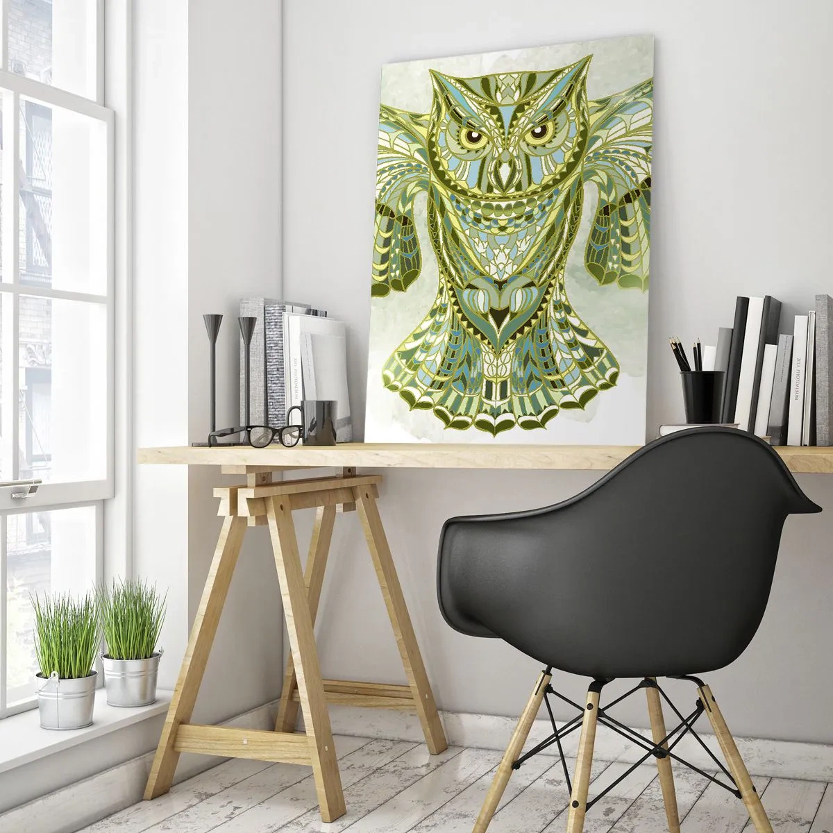Obraz na skle - Z keltského posvátného háje - 50x70 cm