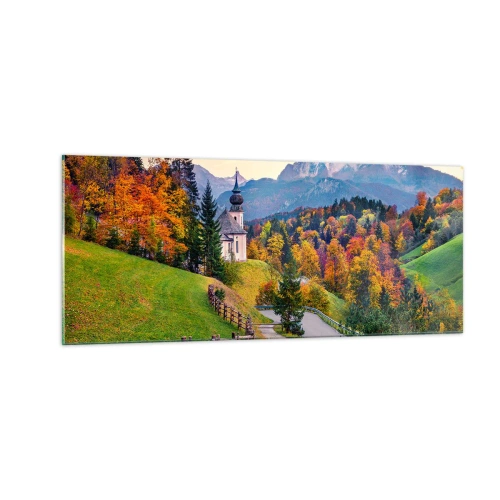 Obraz na skle - Naprosto ideální krajina - 100x40 cm