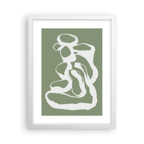 Plakát v bílém rámu - Volání prostoru - 30x40 cm