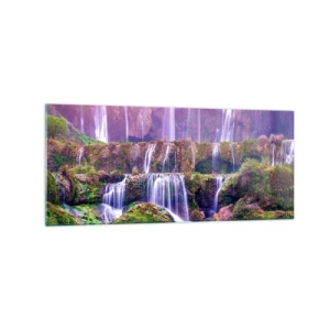 Obraz na skle - Schody do nebe - 120x50 cm